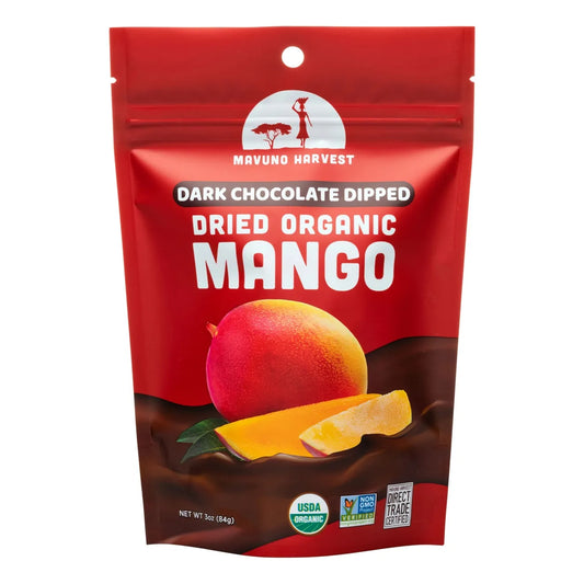 Organic Dark Chocolate Dipped Dried Mango