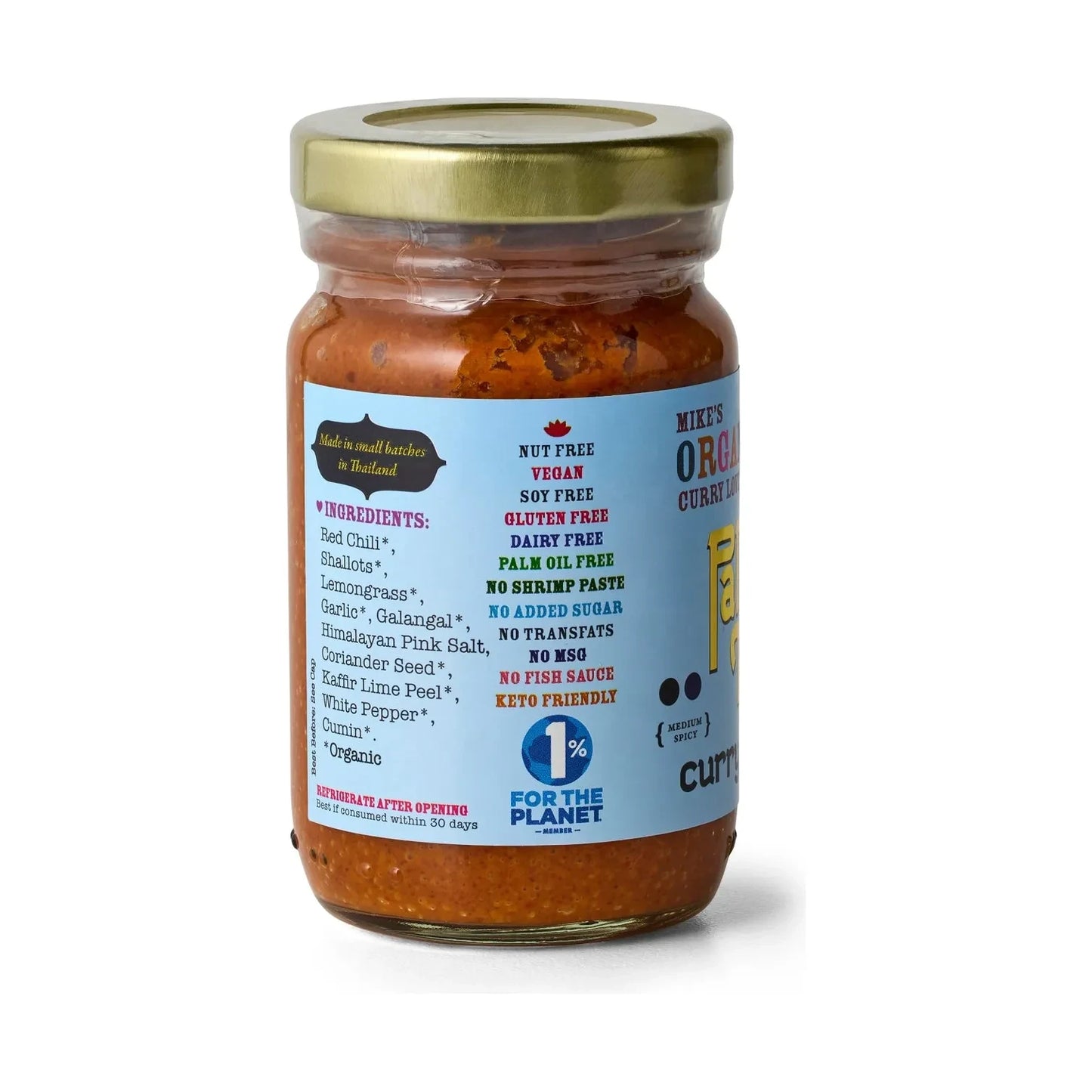 Organic Panang Thai Curry Paste