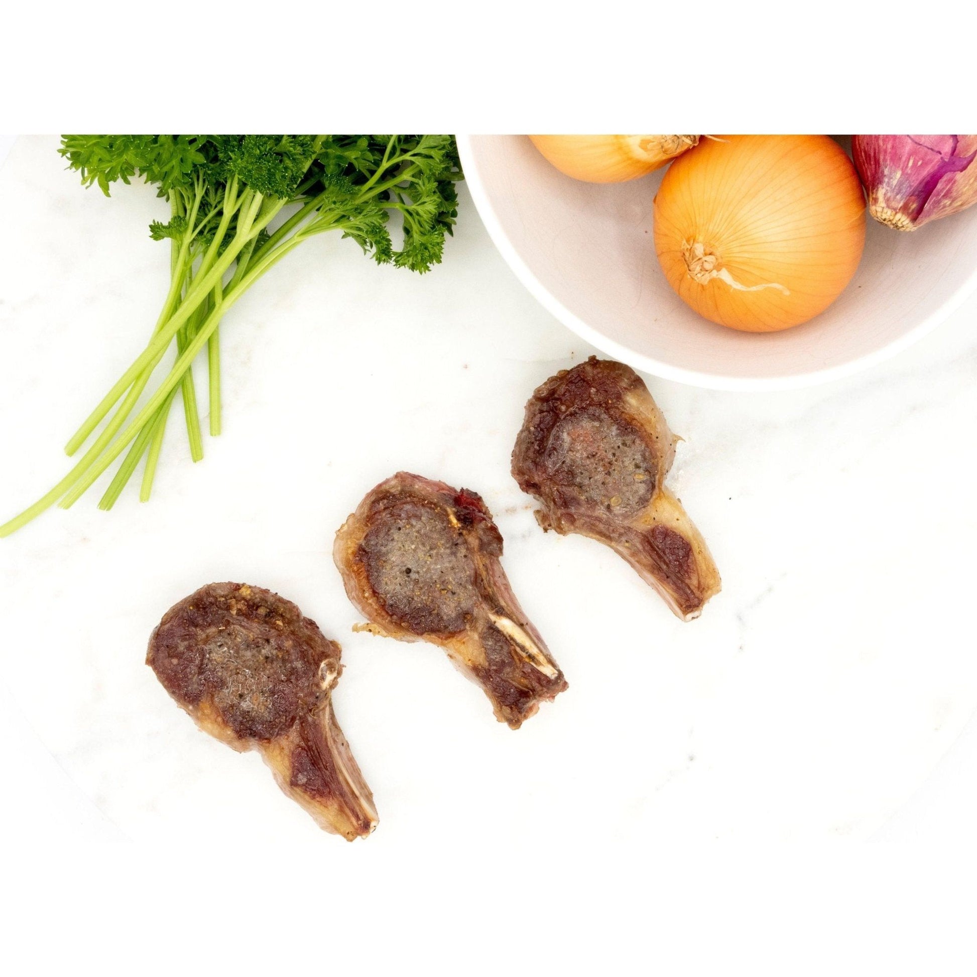 100% Grassfed Boer Goat Rib Chops (4 - Pack) - Nutrient Farm