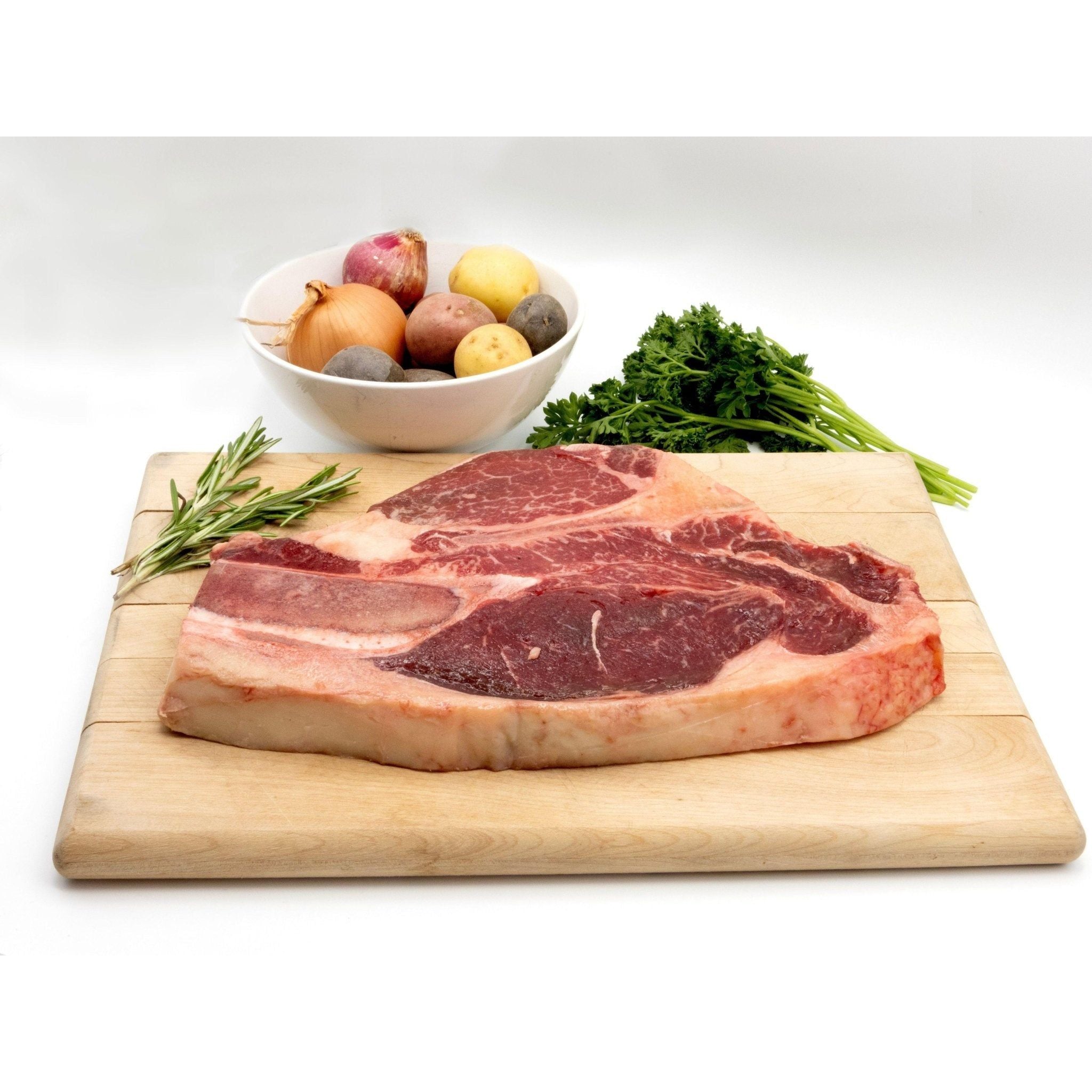 100% Grassfed Wagyu Beef Sirloin Steak Bone - In - Nutrient Farm