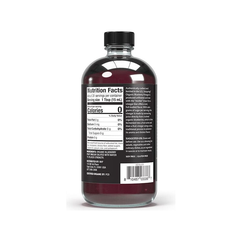 Solspring® Blueberry Vinegar, Organic