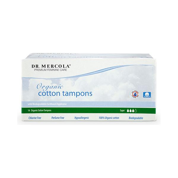 Organic Cotton Tampons - Super