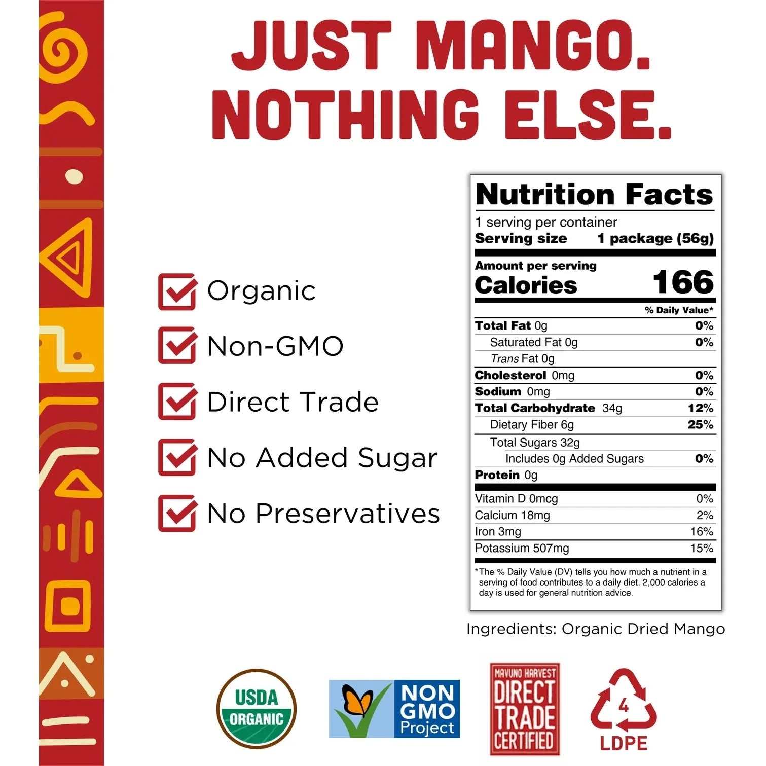 Organic Dried Mango