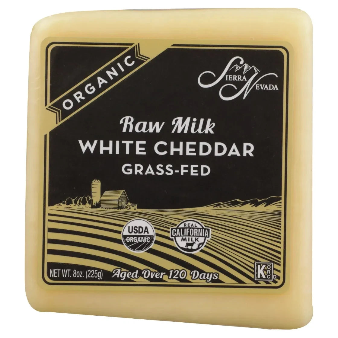 Raw Organic Grassfed Cheddar