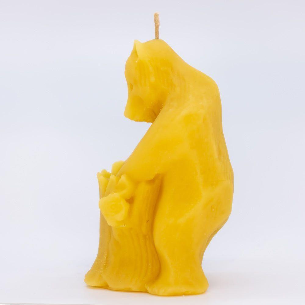 Beeswax Candle Bear with Honey - Nutrient Farm