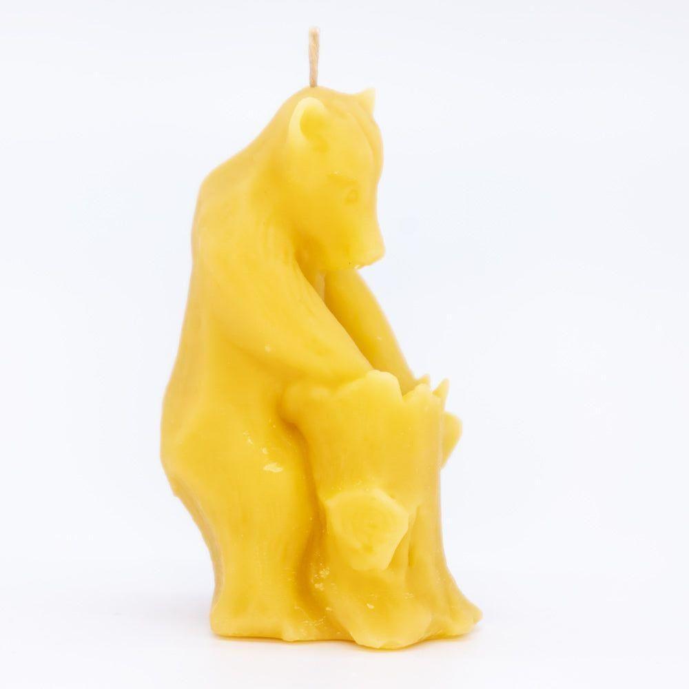 Beeswax Candle Bear with Honey - Nutrient Farm