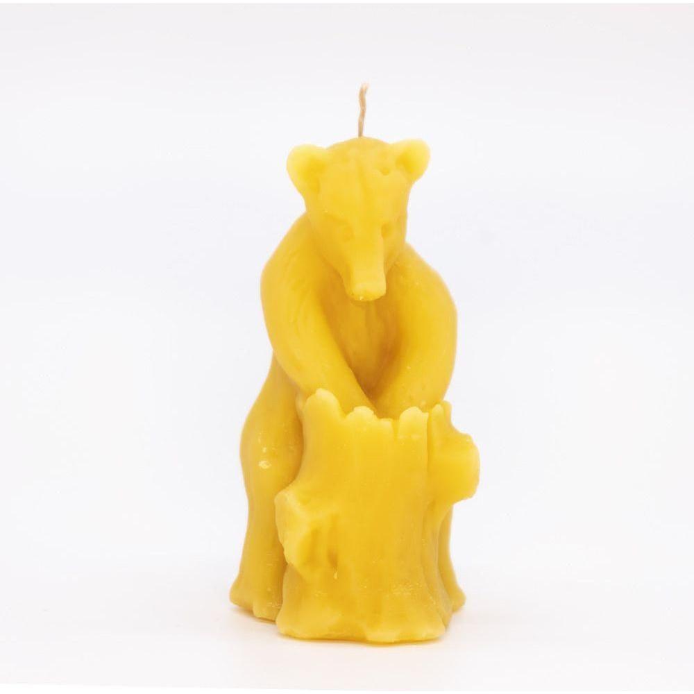 Beeswax Candle Bear with Honey - Nutrient Farm