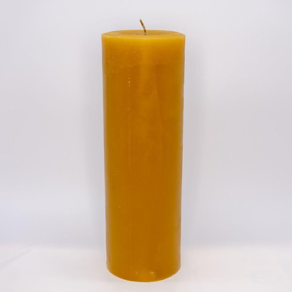 Beeswax Candle Cylinder 3x9 - Nutrient Farm