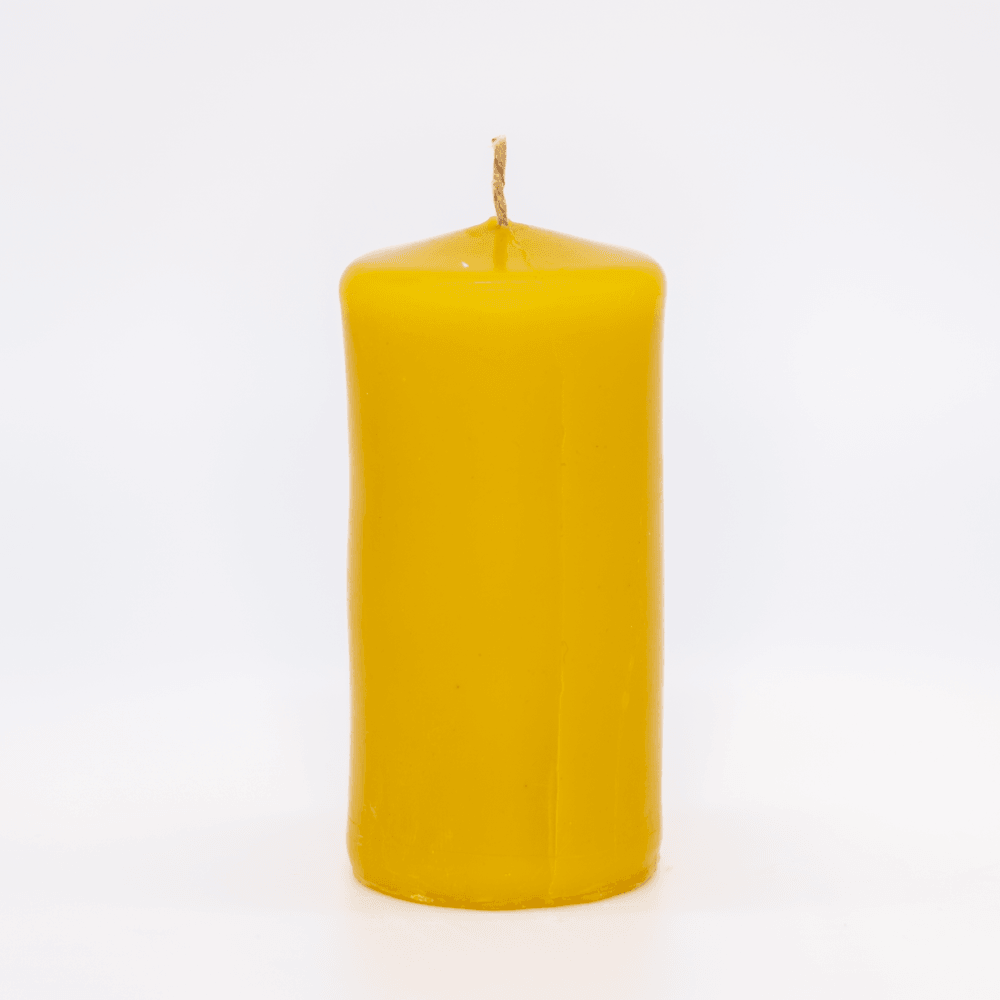 Beeswax Candle Cylinder Post Small - Nutrient Farm