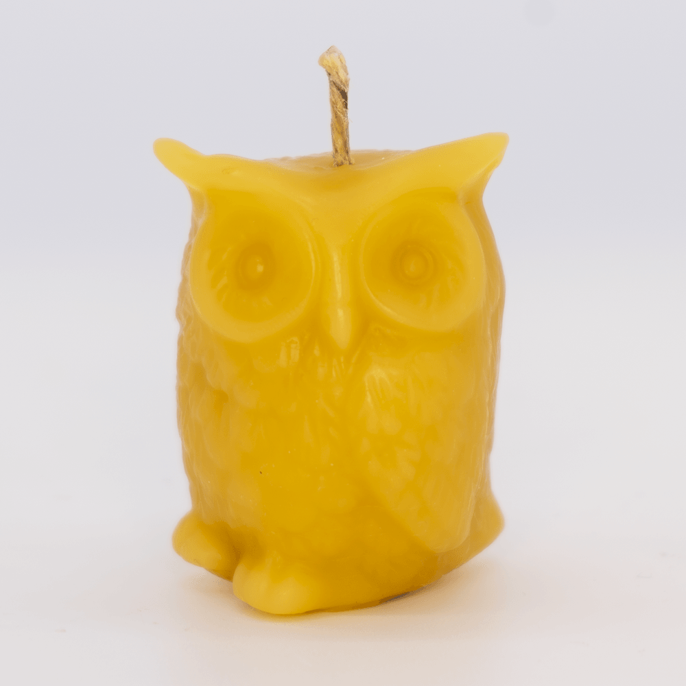 Beeswax Candle Owl - Nutrient Farm