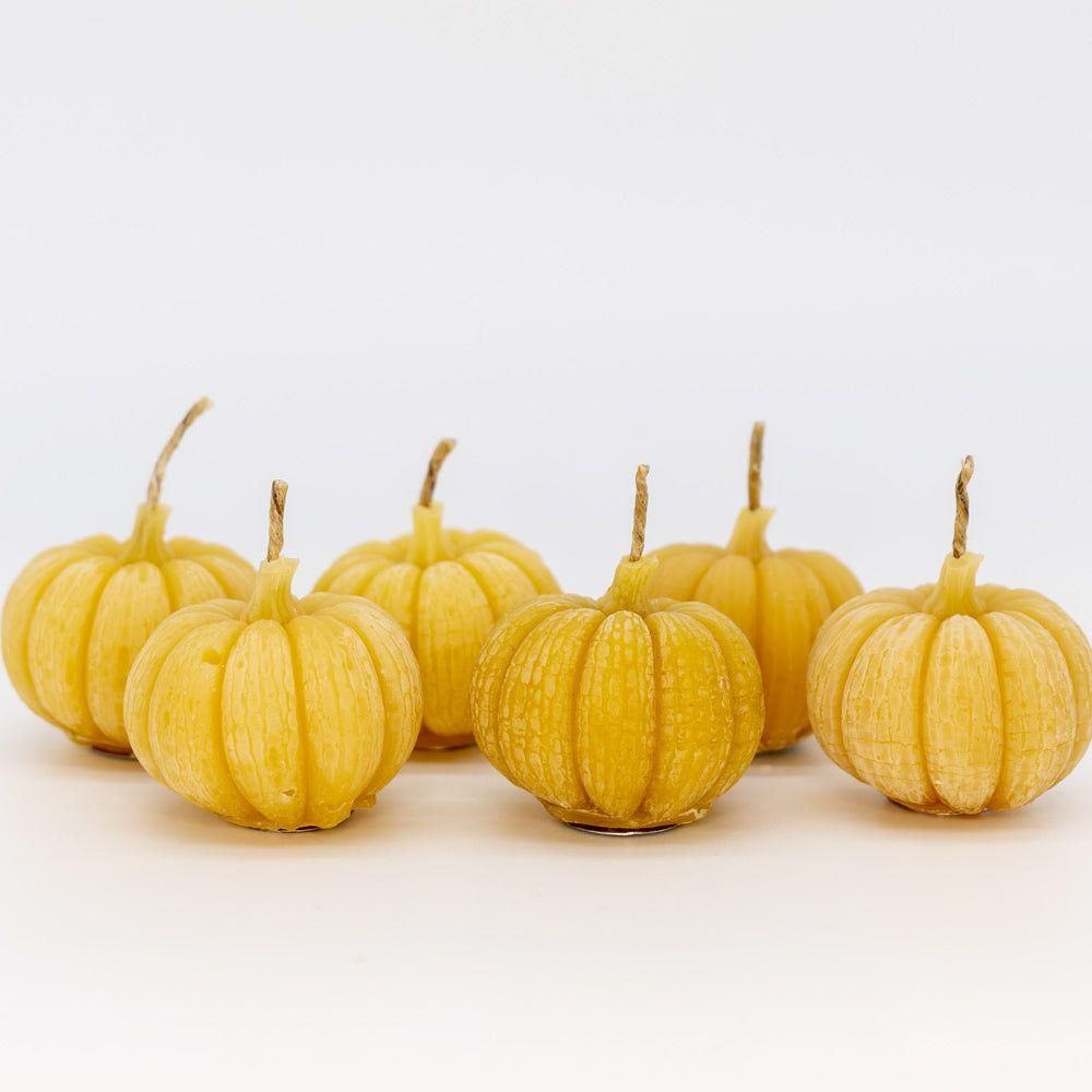 Beeswax Candle Pumpkin - Nutrient Farm