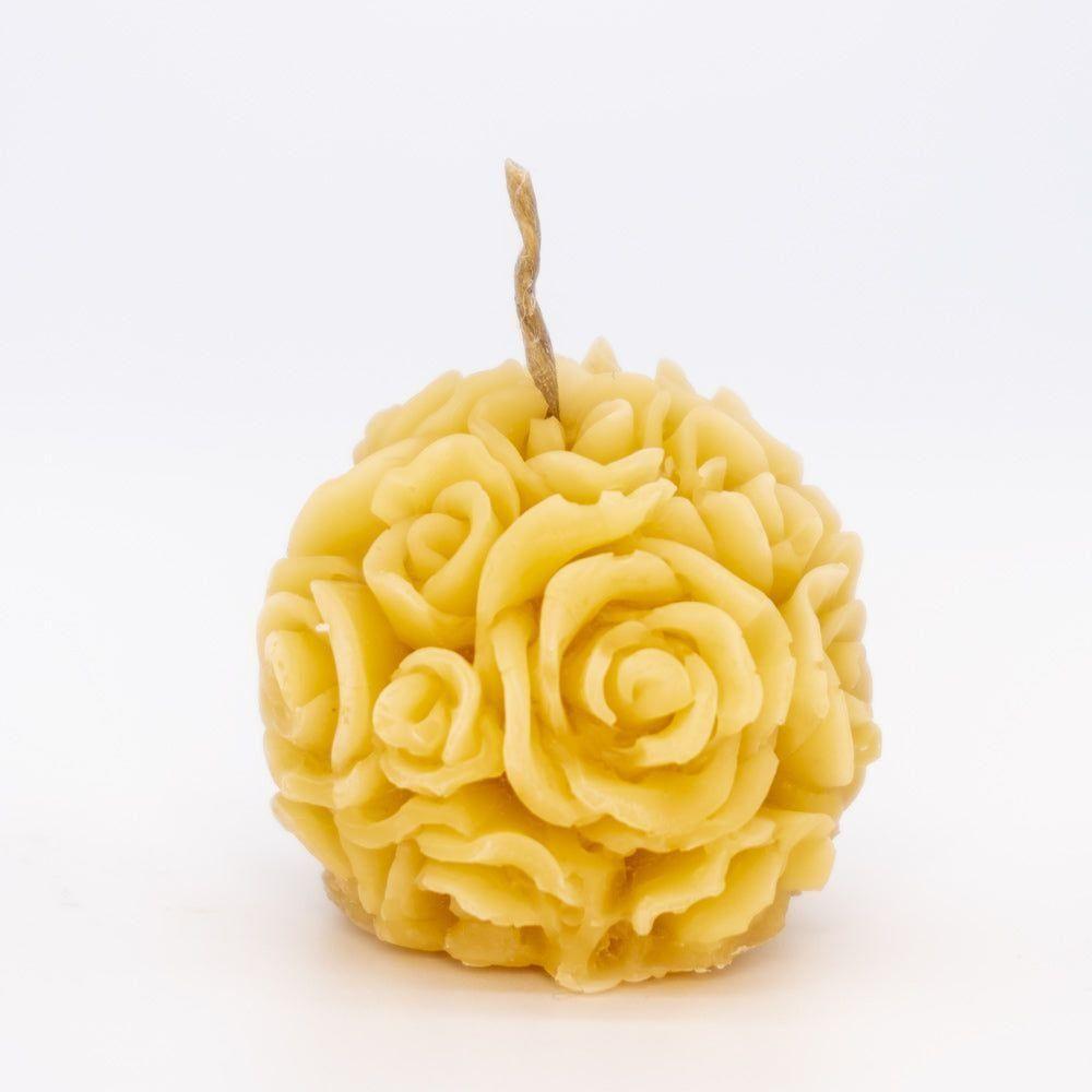 Beeswax Candle Rosebush Sphere - Nutrient Farm