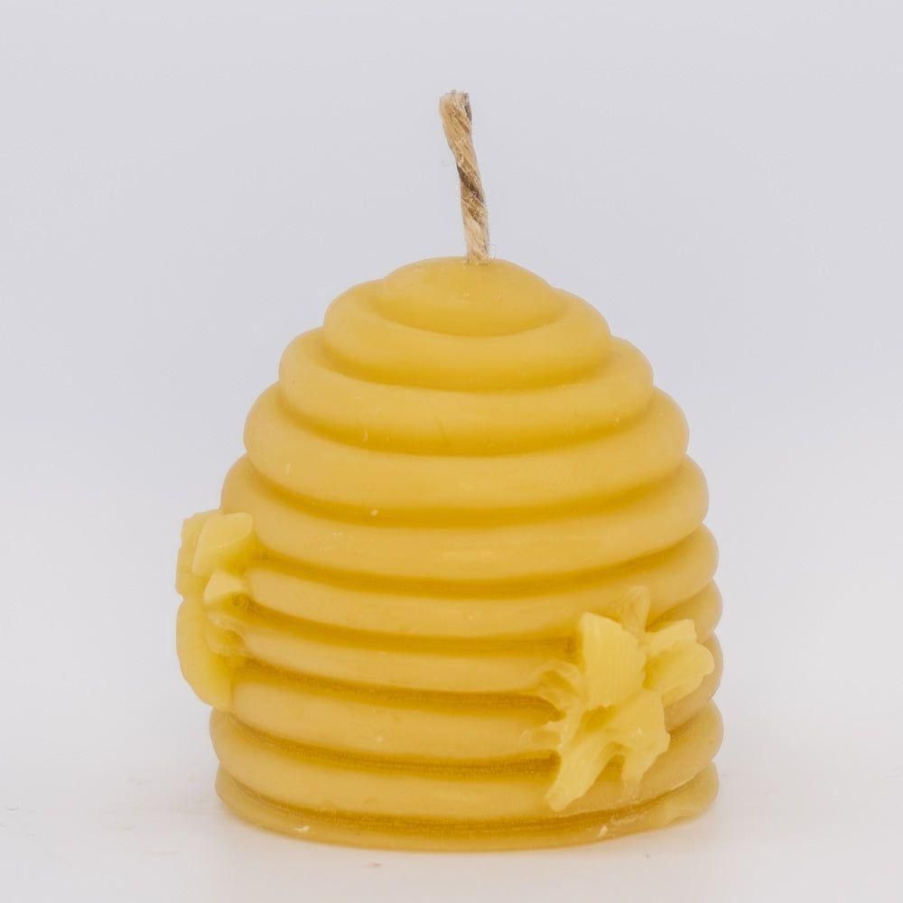 Beeswax Candle Skep Beehive - Nutrient Farm