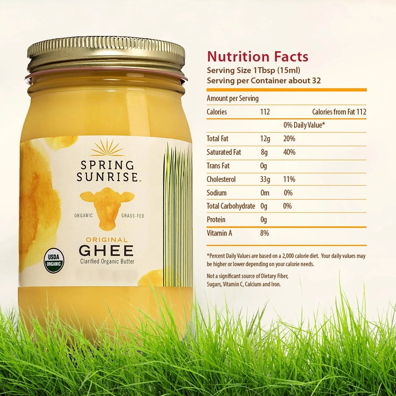 Organic Grassfed Ghee (clarified Butter)