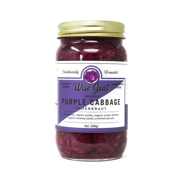 Organic Purple Cabbage Kraut