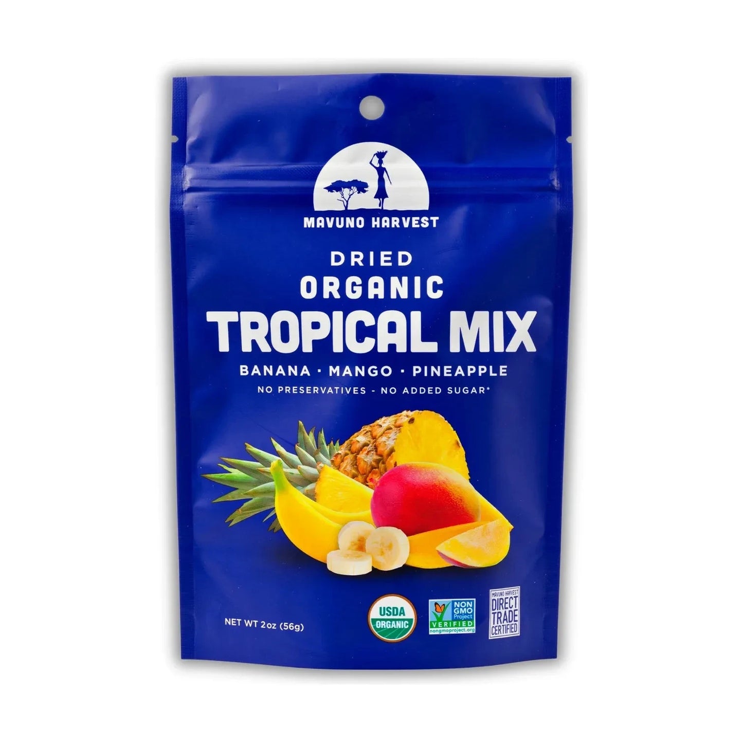 Organic Dried Tropical Mix (Mango, Banana, Pineapple)