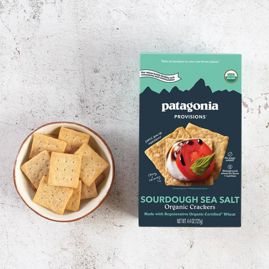 Organic Sourdough Crackers Sea Salt