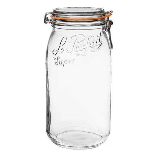 Glass Jar w/ air - tight Rubber Seal (for making Biodynamic Preparation #507) - Nutrient Farm