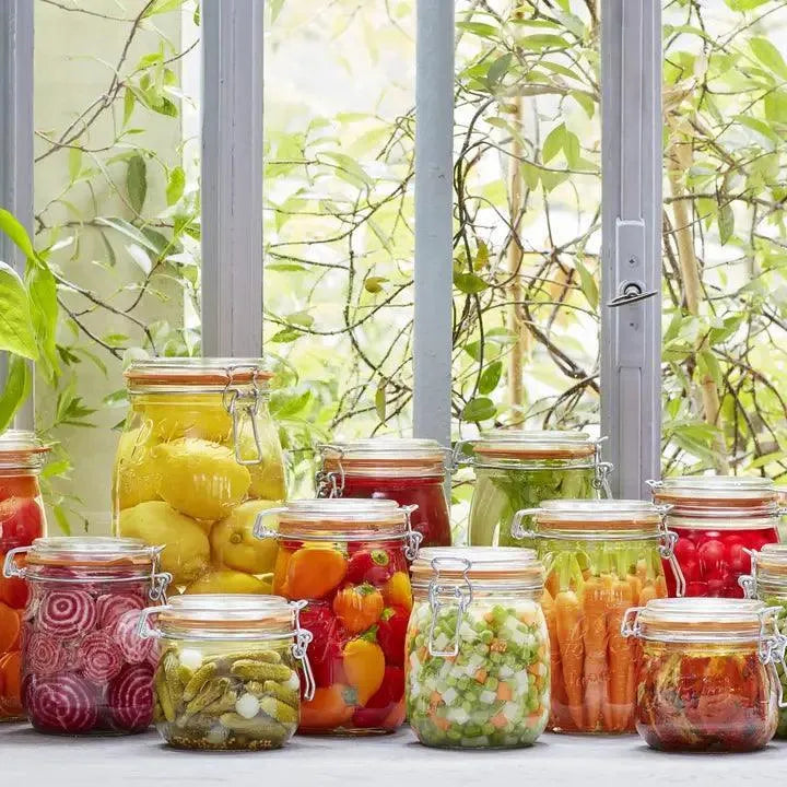 Glass Jar w/ air - tight Rubber Seal (for making Biodynamic Preparation #507) - Nutrient Farm