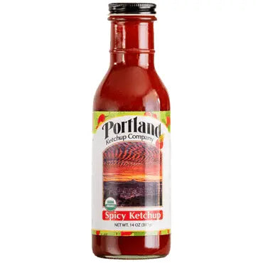 Portland Organic Spicy Ketchup 14oz Glass Bottle - Nutrient Farm