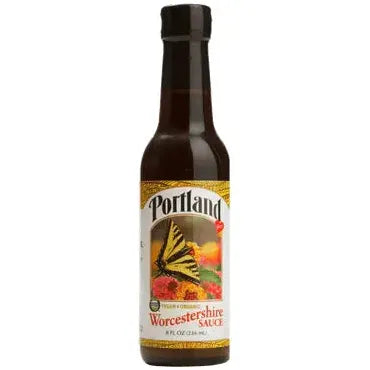 Portland Vegan Organic Worcestershire Sauce 8oz Glass Bottle - Nutrient Farm