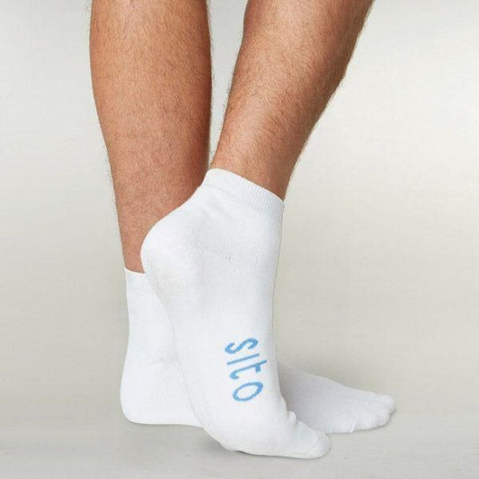 Sito™ Men's Ankle Socks, Organic Terry Cotton 3-Pack - Nutrient Farm