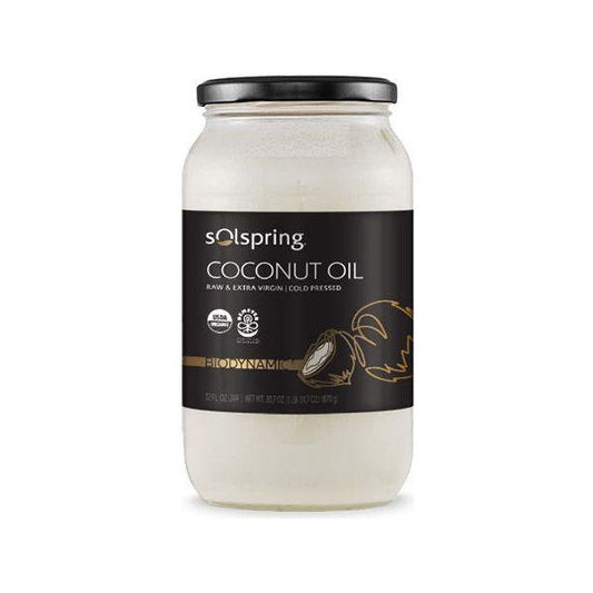 Solspring® Coconut Oil, Biodynamic® Organic - Nutrient Farm