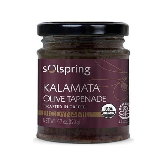 Solspring® Kalamata Olive Tapenade, Biodynamic® Organic - Nutrient Farm