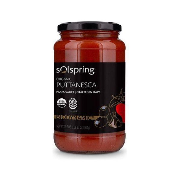 Solspring® Puttanesca Italian Pasta Sauce, Biodynamic® Organic - Nutrient Farm