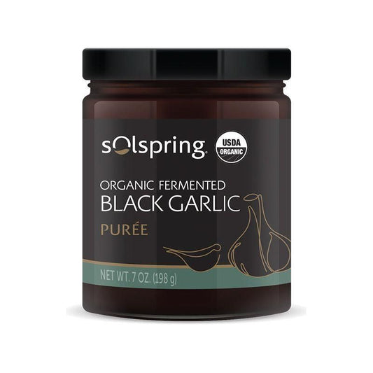 Solspring® Fermented Black Garlic, Organic - Purée - Nutrient Farm