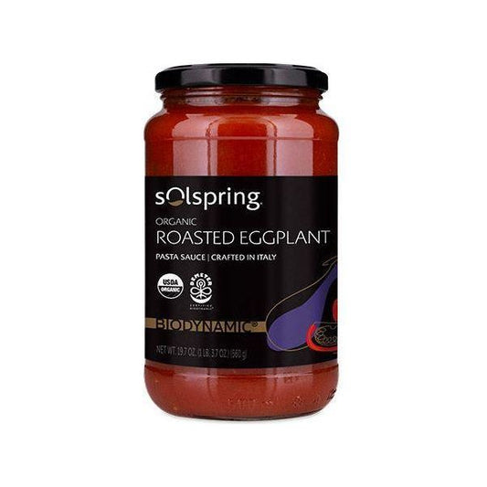 Solspring® Roasted Eggplant Italian Pasta Sauce, Biodynamic® Organic - Nutrient Farm