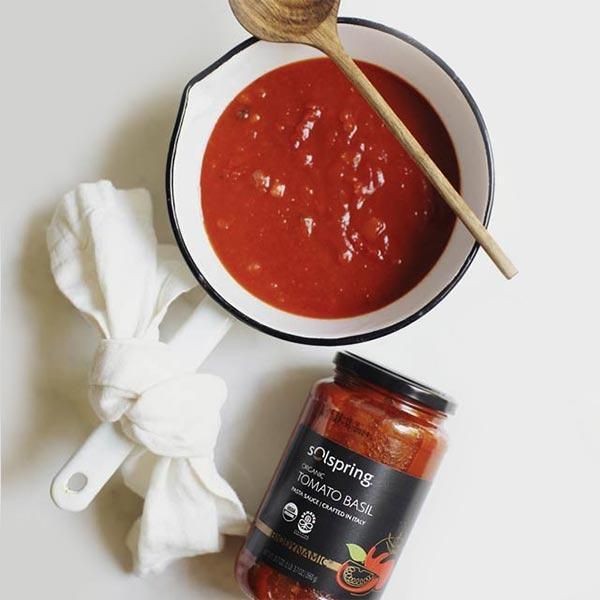 Solspring® Tomato Basil Italian Pasta Sauce, Biodynamic® Organic - Nutrient Farm